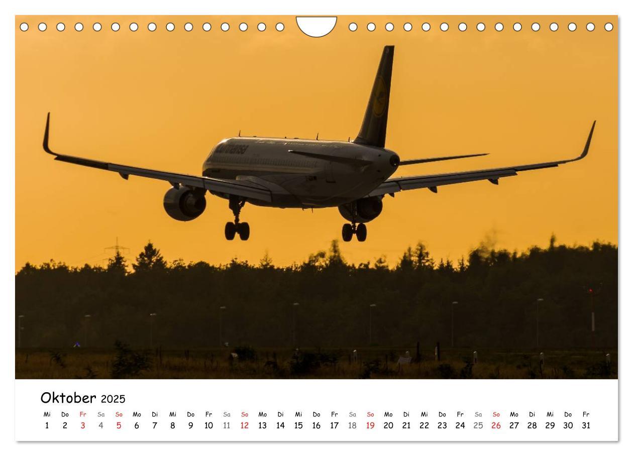 Bild: 9783435778812 | Airliners in Frankfurt (Wandkalender 2025 DIN A4 quer), CALVENDO...