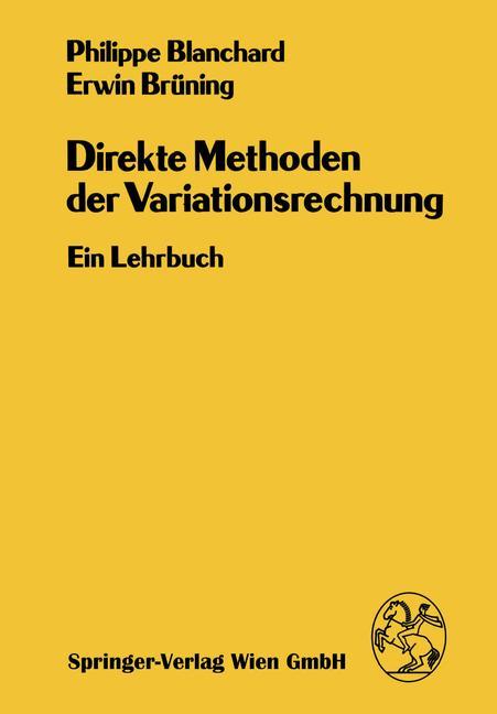 Cover: 9783709122617 | Direkte Methoden der Variationsrechnung | Ein Lehrbuch | Taschenbuch