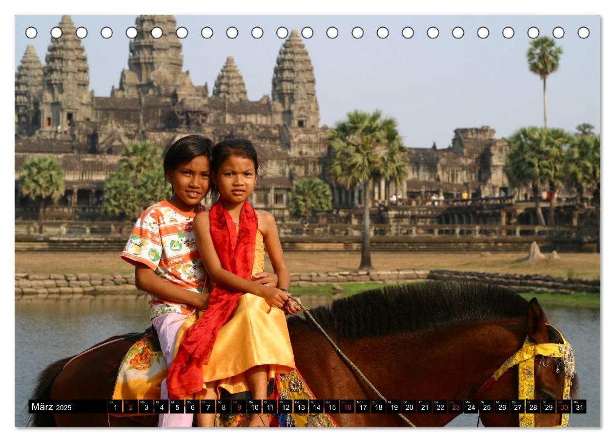 Bild: 9783435616701 | Kambodscha - Angkor Wat (Tischkalender 2025 DIN A5 quer), CALVENDO...