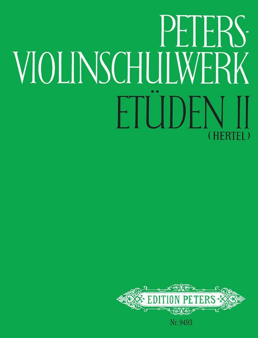 Cover: 9790014077013 | Peters-Violinschulwerk: Etüden, Band 2 | Ulfert Thiemann (u. a.)