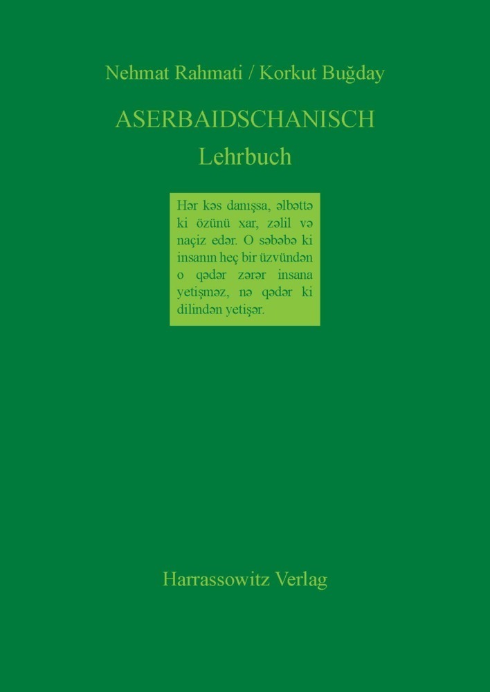 Cover: 9783447038409 | Aserbaidschanisch Lehrbuch | Nemat Rahmati (u. a.) | Taschenbuch