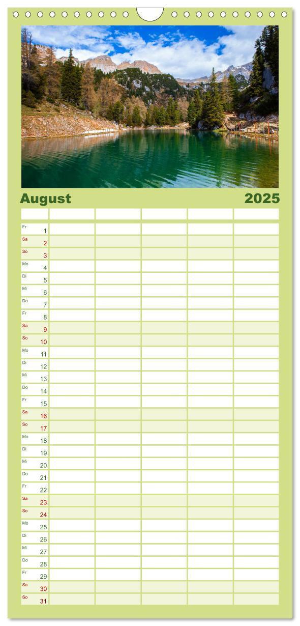 Bild: 9783457120286 | Familienplaner 2025 - Farben der Natur mit 5 Spalten (Wandkalender,...