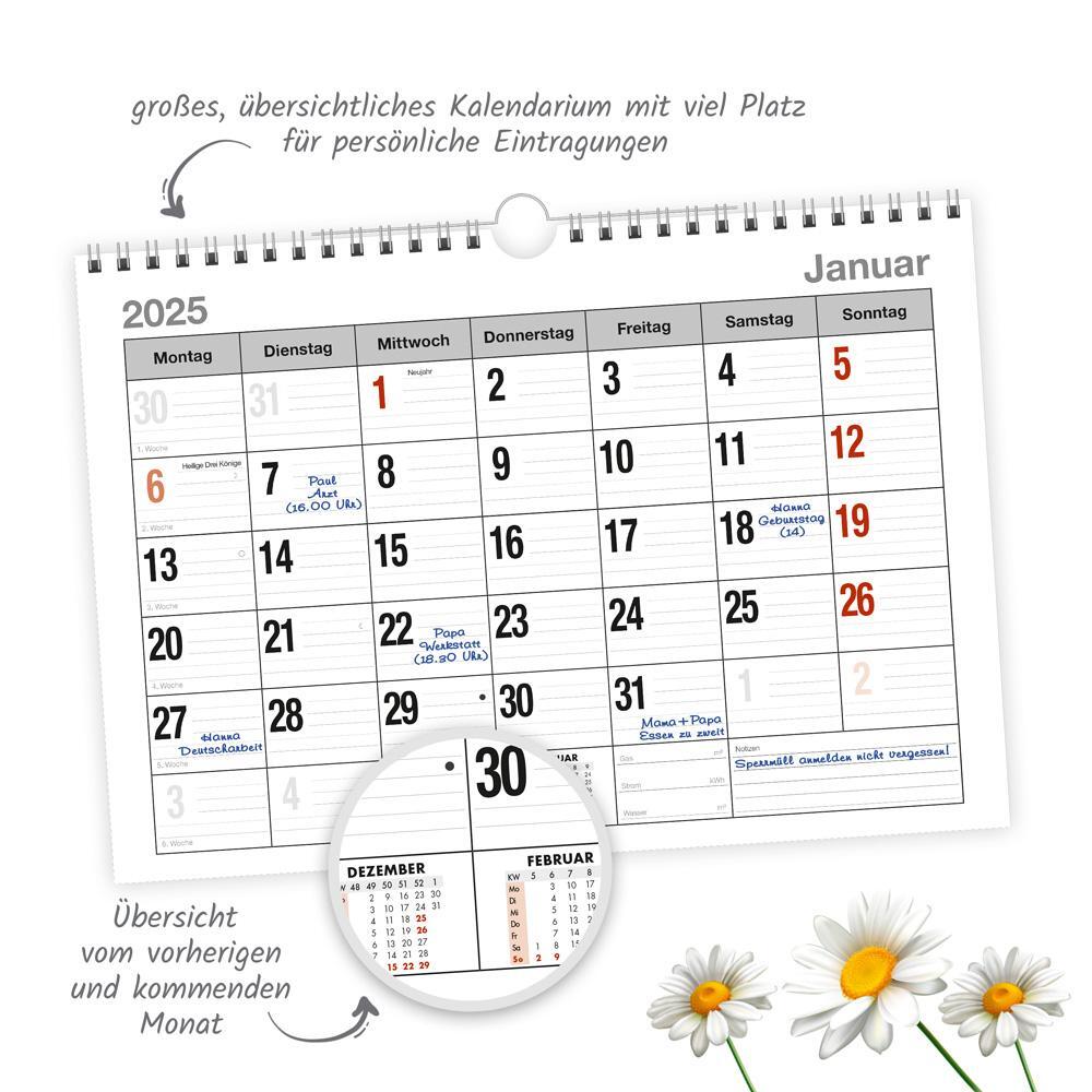 Bild: 4251901506832 | Trötsch Monatsterminer Monatsterminkalender mit Fotocover 2025 | KG
