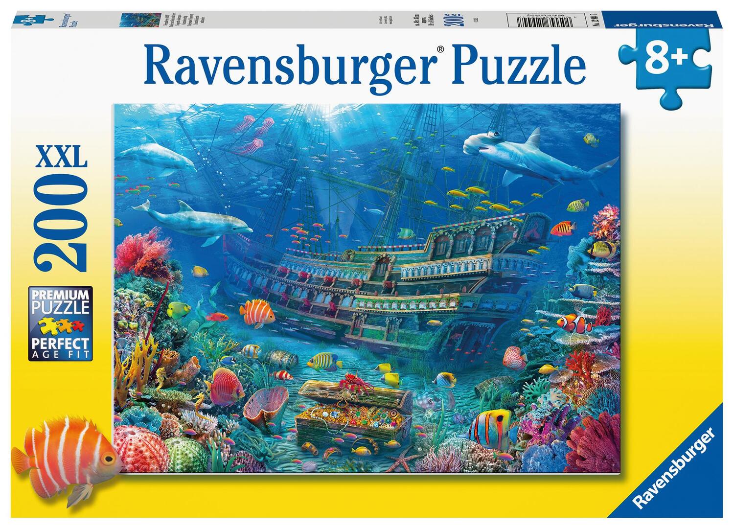 Cover: 4005556129447 | Ravensburger Kinderpuzzle 12944 - Versunkenes Schiff 200 Teile XXL...