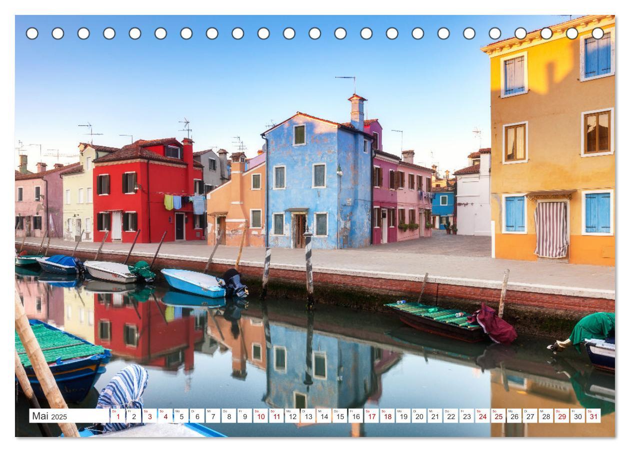 Bild: 9783383952012 | Venedig und Burano - Lagunenstadt und bunte Häuser (Tischkalender...