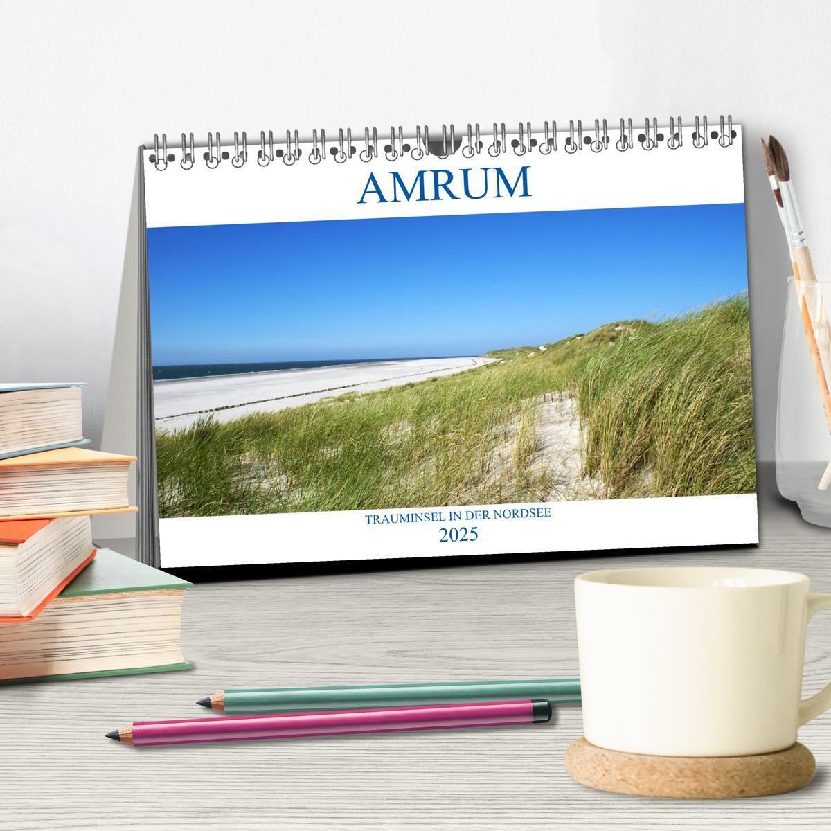 Bild: 9783435481385 | Amrum ¿ Trauminsel in der Nordsee (Tischkalender 2025 DIN A5 quer),...