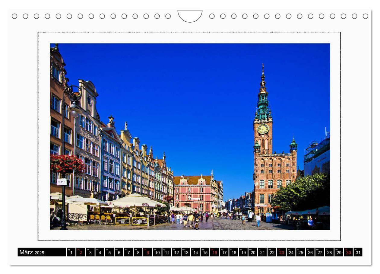 Bild: 9783435665983 | Danzig Gdansk (Wandkalender 2025 DIN A4 quer), CALVENDO Monatskalender