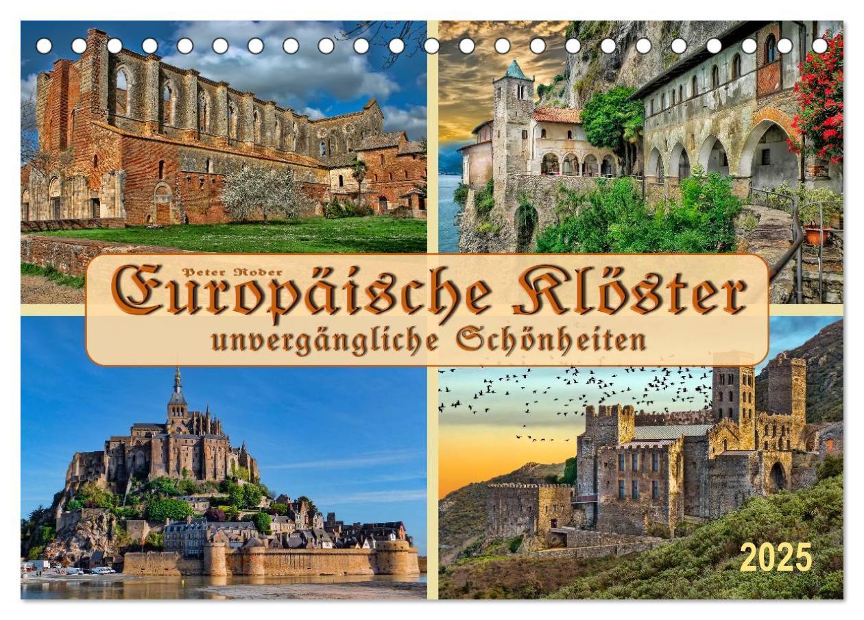 Cover: 9783435482207 | Europäische Klöster - unvergängliche Schönheiten (Tischkalender...