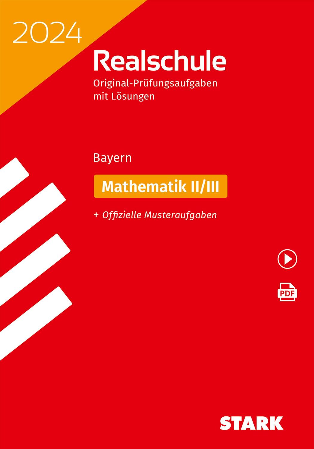 Cover: 9783849058692 | STARK Original-Prüfungen Realschule 2024 - Mathematik II/III - Bayern