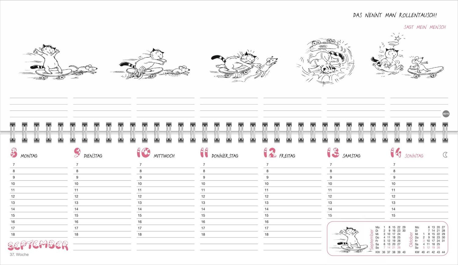 Bild: 9783756406562 | Jacob Wochenquerplaner 2025 | Sven Hartmann | Kalender | Spiralbindung