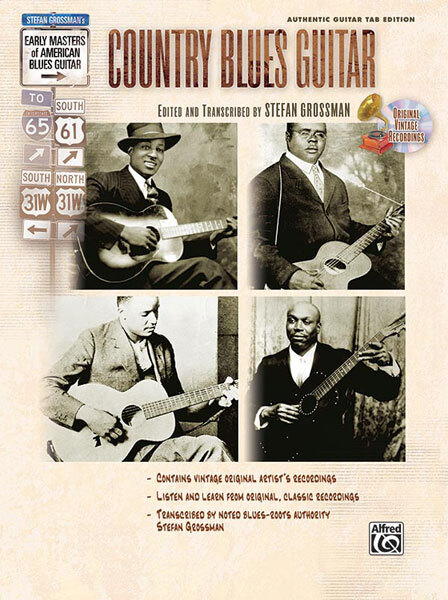 Cover: 38081282091 | Country Blues Guitar | Stefan Grossman | Buch + CD | EAN 38081282091