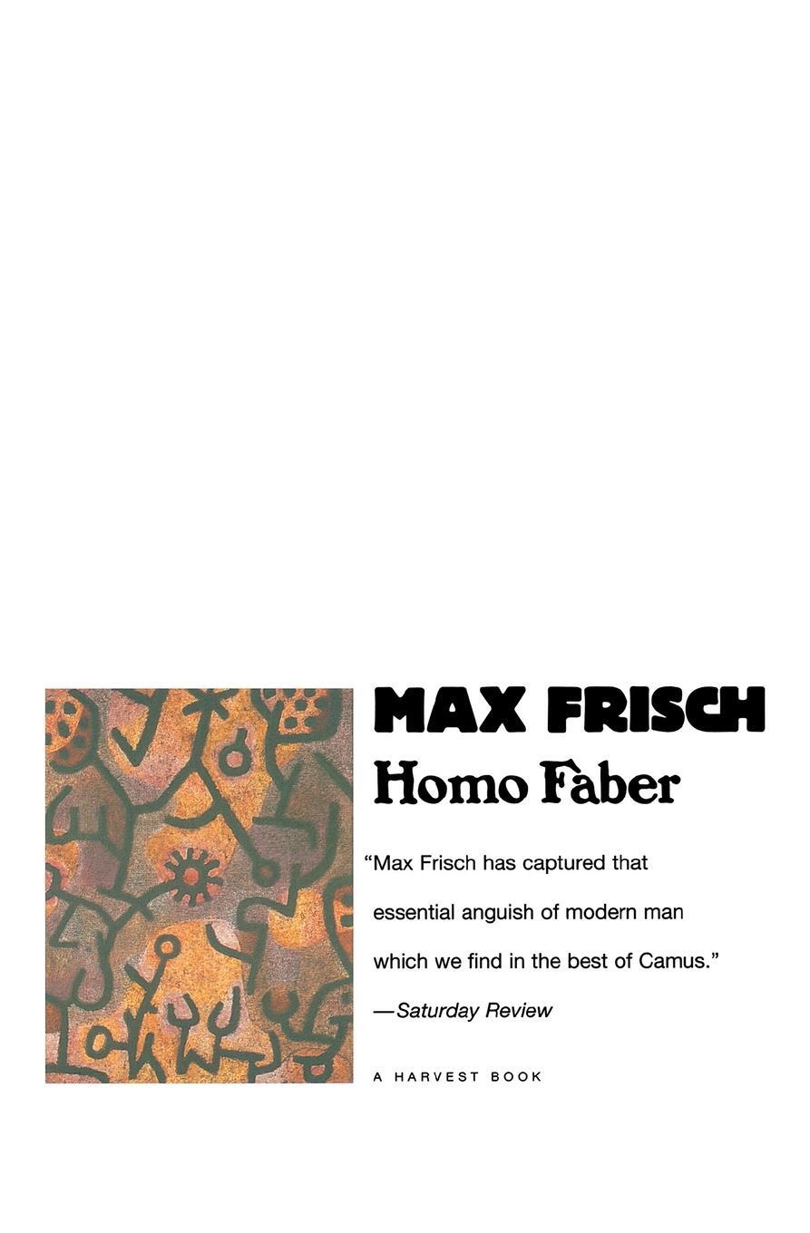Cover: 9780156421355 | Homo Faber | Max Frisch | Taschenbuch | Paperback | Englisch | 1994