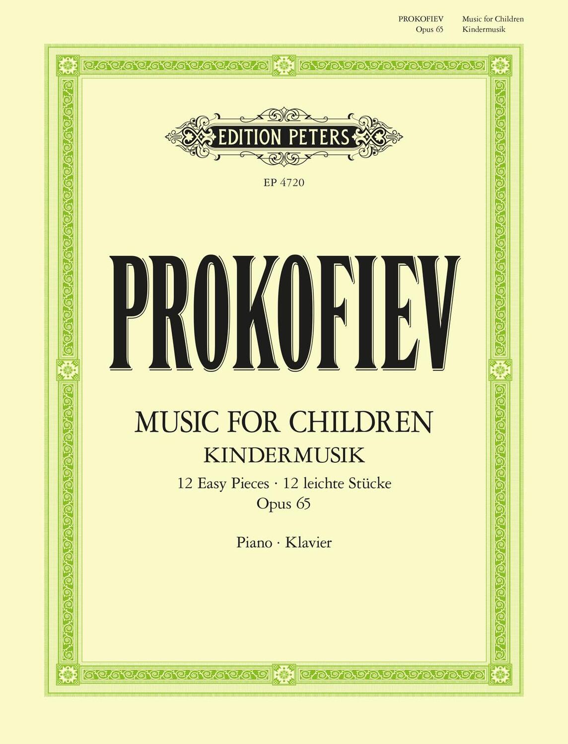 Cover: 9790577024271 | Music for Children: 12 easy pieces for Piano (1935) für Klavier...