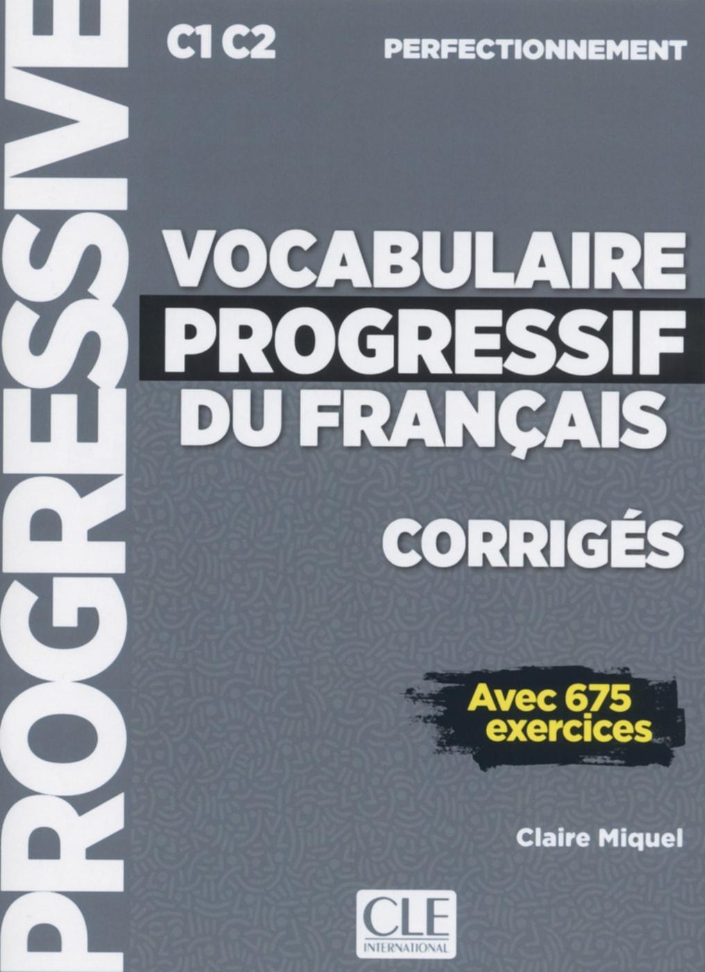 Cover: 9783125257597 | Vocabulaire progressif du français. Corrigés | Niveau perfectionnement