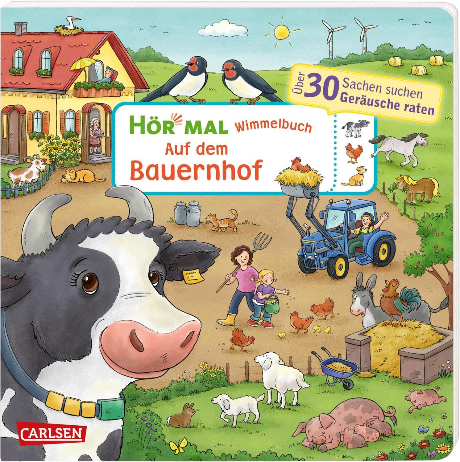 Cover: 9783551253309 | Hör mal (Soundbuch): Wimmelbuch: Auf dem Bauernhof | Julia Hofmann