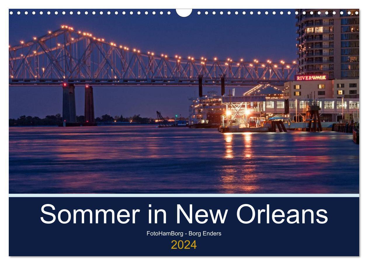 Cover: 9783383520907 | Sommer in New Orleans (Wandkalender 2024 DIN A3 quer), CALVENDO...