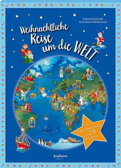 Cover: 9783780609793 | Weihnachtliche Reise um die Welt | Ein Adventskalender mit 24 Büchlein