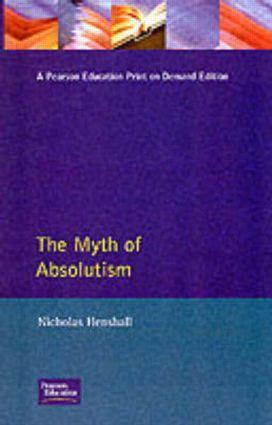 Cover: 9780582056176 | The Myth of Absolutism | Nicholas Henshall | Taschenbuch | Englisch