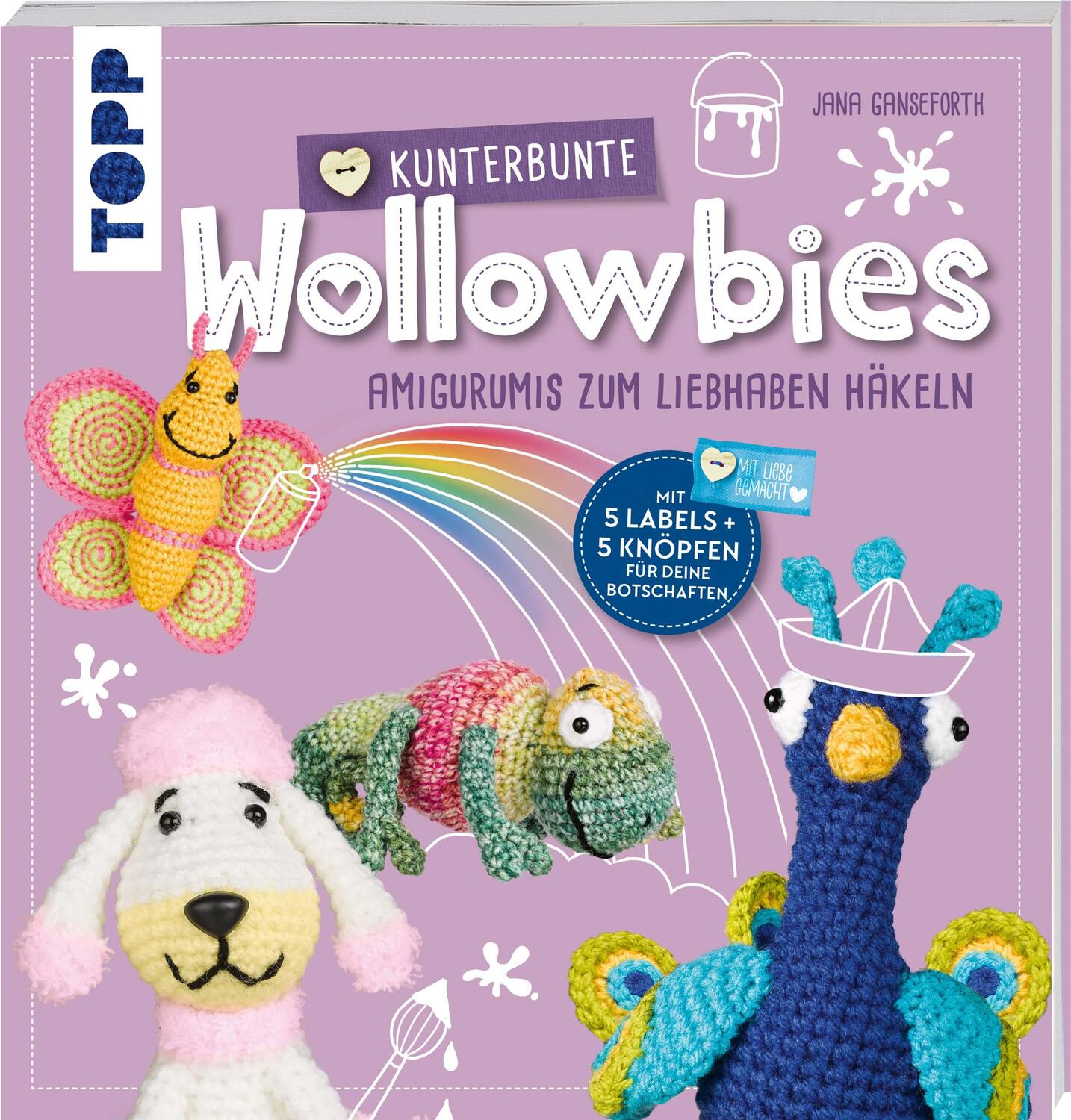 Cover: 9783772468841 | Kunterbunte Wollowbies | Jana Ganseforth | Taschenbuch | Deutsch