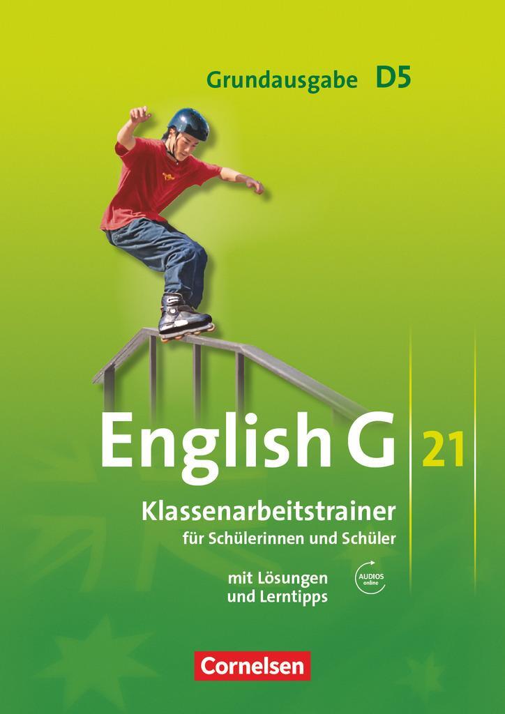 Cover: 9783060323258 | English G 21. Grundausgabe D 5. Klassenarbeitstrainer mit Lösungen...