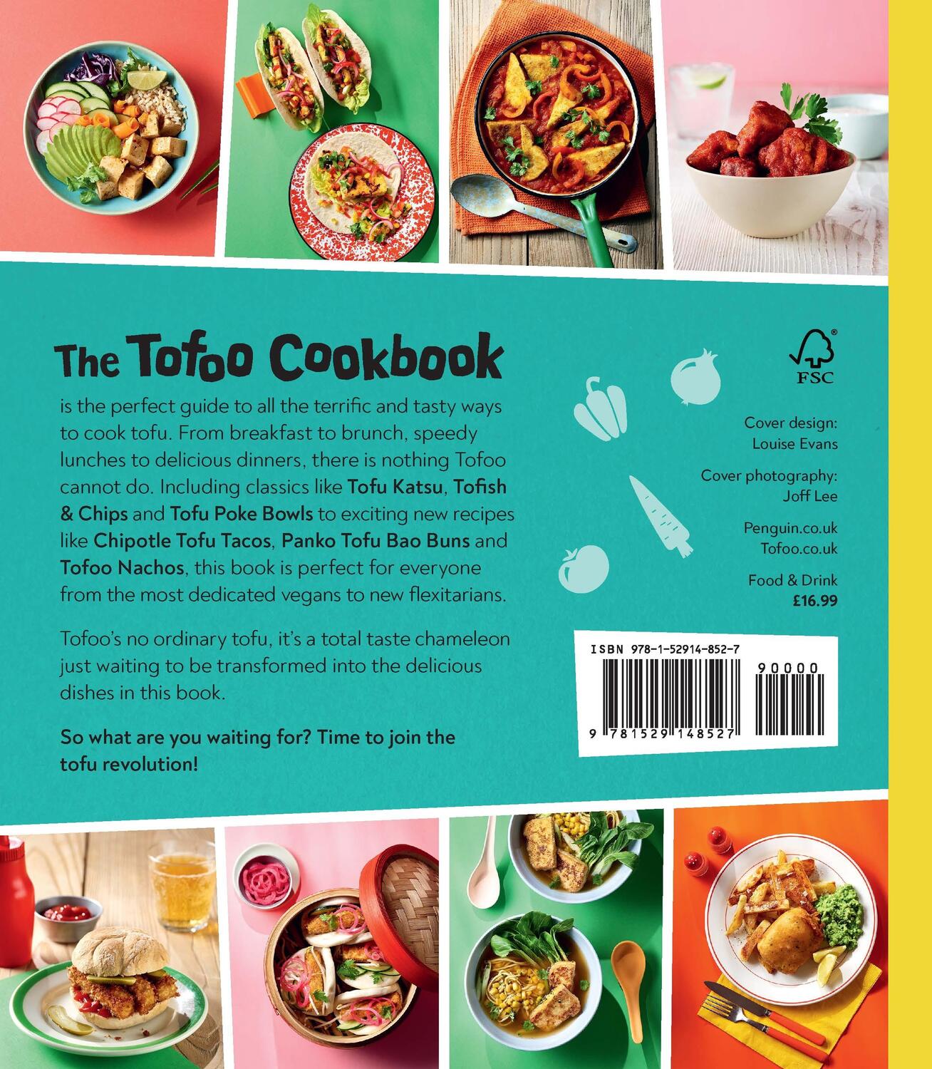 Rückseite: 9781529148527 | The Tofoo Cookbook | 100 delicious, easy &amp; meat free recipes | Co.