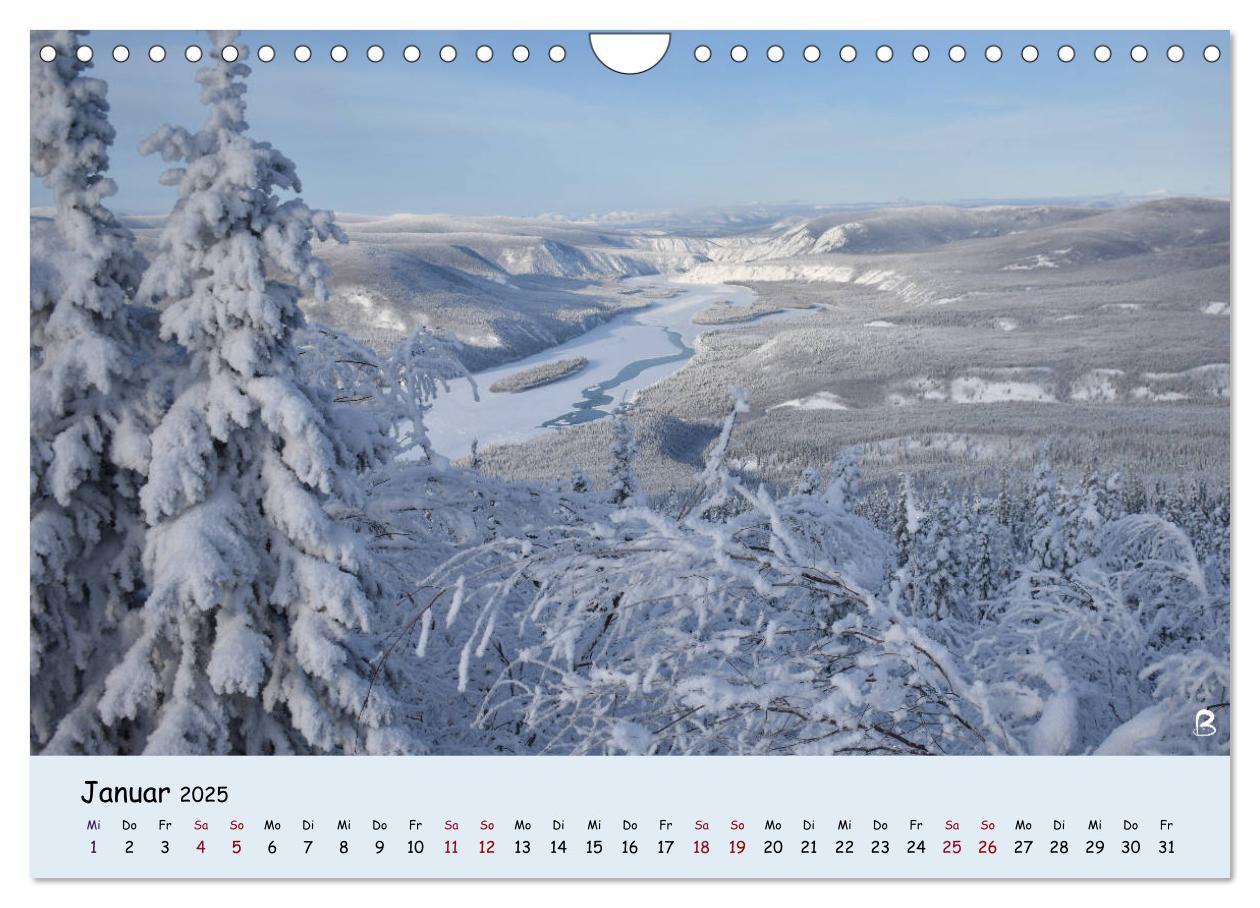 Bild: 9783435171125 | Entdecke den Yukon (Wandkalender 2025 DIN A4 quer), CALVENDO...