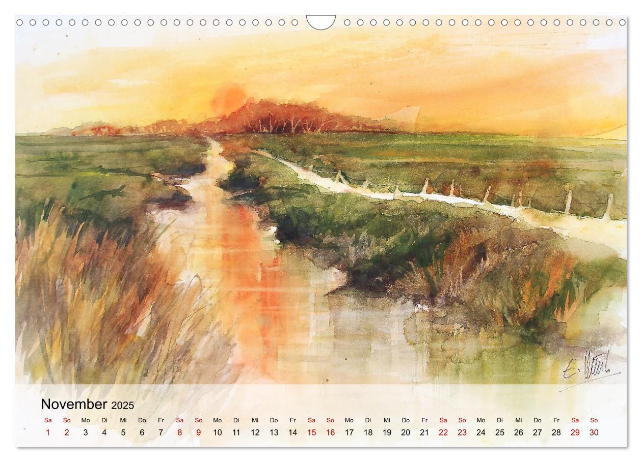 Bild: 9783383839573 | Aquarell auf Reisen - mit Eckard Funck (Wandkalender 2025 DIN A3...