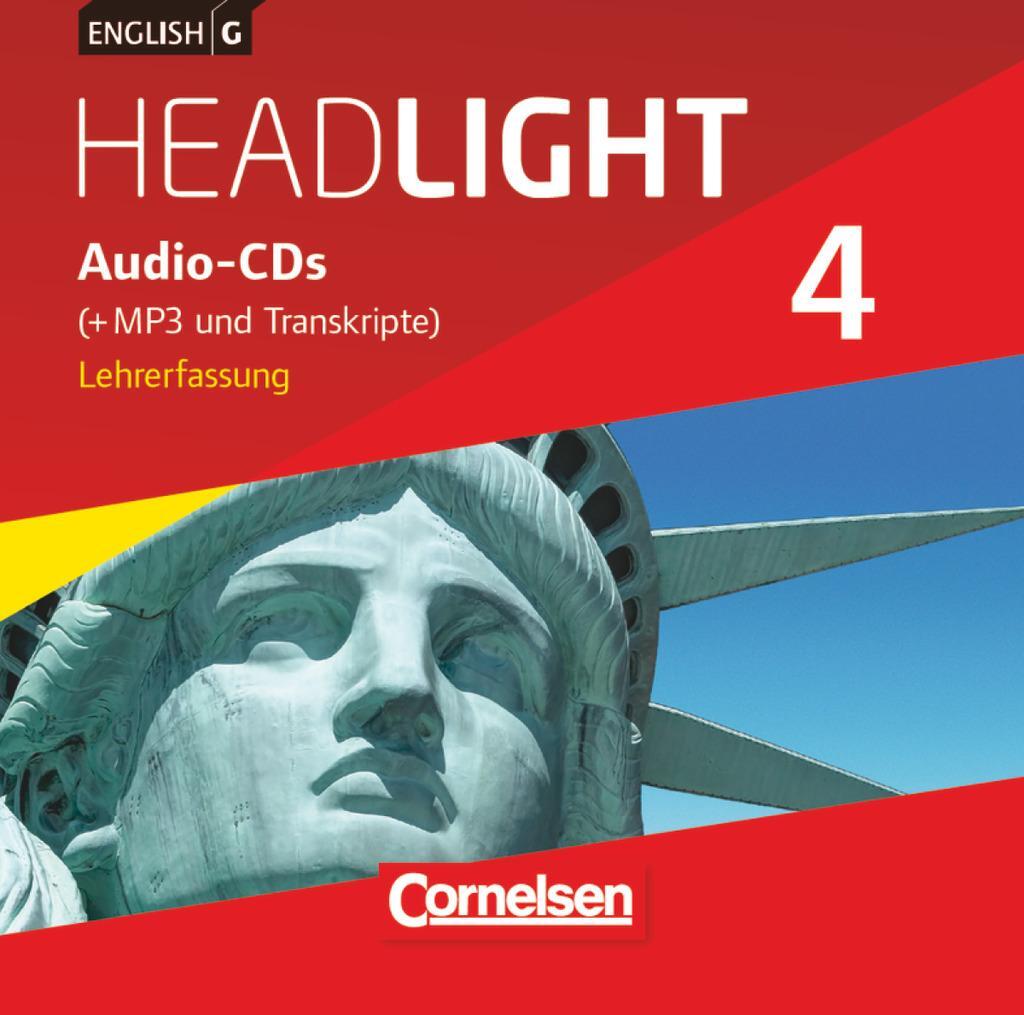 Cover: 9783060328468 | English G Headlight 04: 8. Schuljahr. CDs (Vollfassung) | Audio-CD