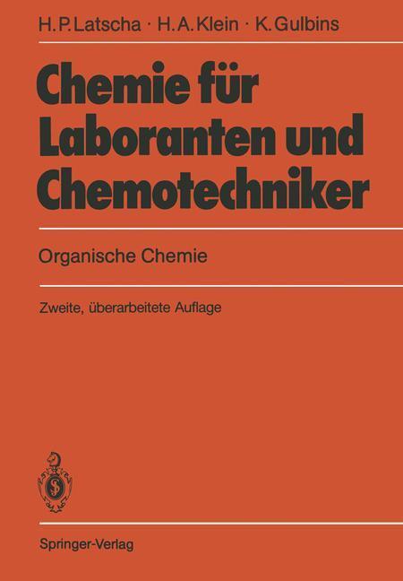 Cover: 9783540541141 | Organische Chemie | Hans P. Latscha (u. a.) | Taschenbuch | Springer