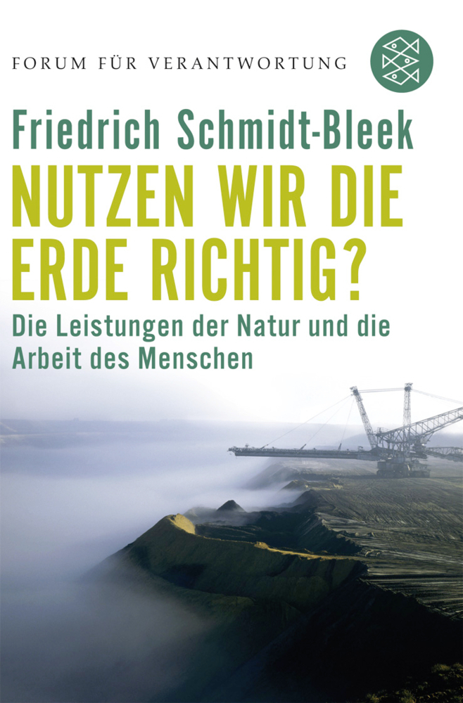 Cover: 9783596172757 | Nutzen wir die Erde richtig? | Friedrich Schmidt-Bleek | Taschenbuch