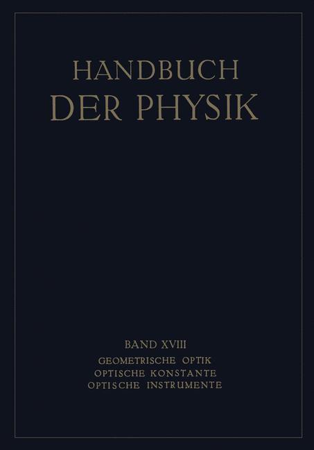 Cover: 9783642889264 | Geometrische Optik. Optische Konstante. Optische Instrumente | Buch
