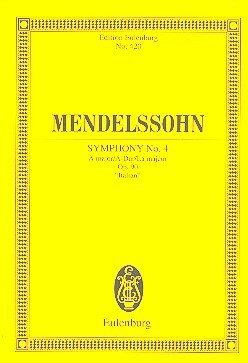 Cover: 9790200203578 | Sinfonia N. 4 La Op. 90 (Italiana) | Felix Mendelssohn Bartholdy