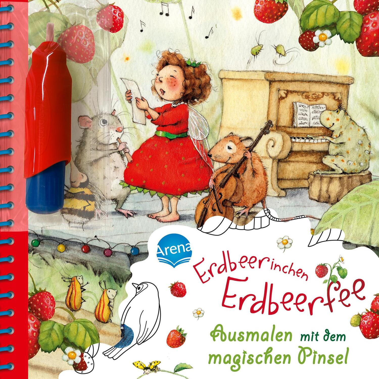 Cover: 9783401718200 | Ausmalen mit dem magischen Pinsel. Erdbeerinchen Erdbeerfee | Estner