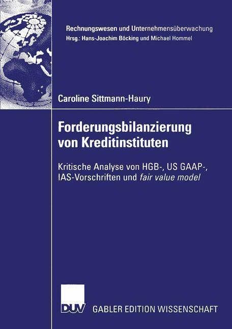 Cover: 9783824477876 | Forderungsbilanzierung von Kreditinstituten | Caroline Sittmann-Haury