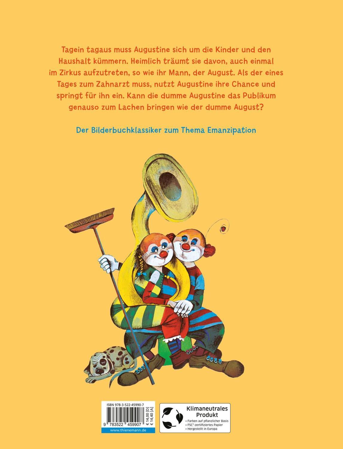 Rückseite: 9783522459907 | Die dumme Augustine | Otfried Preußler | Buch | 32 S. | Deutsch | 2022