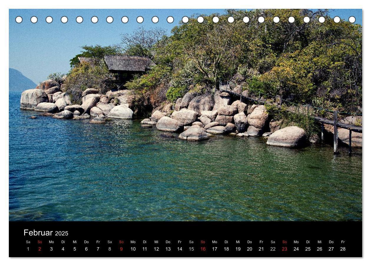 Bild: 9783435654864 | Malawi (Tischkalender 2025 DIN A5 quer), CALVENDO Monatskalender