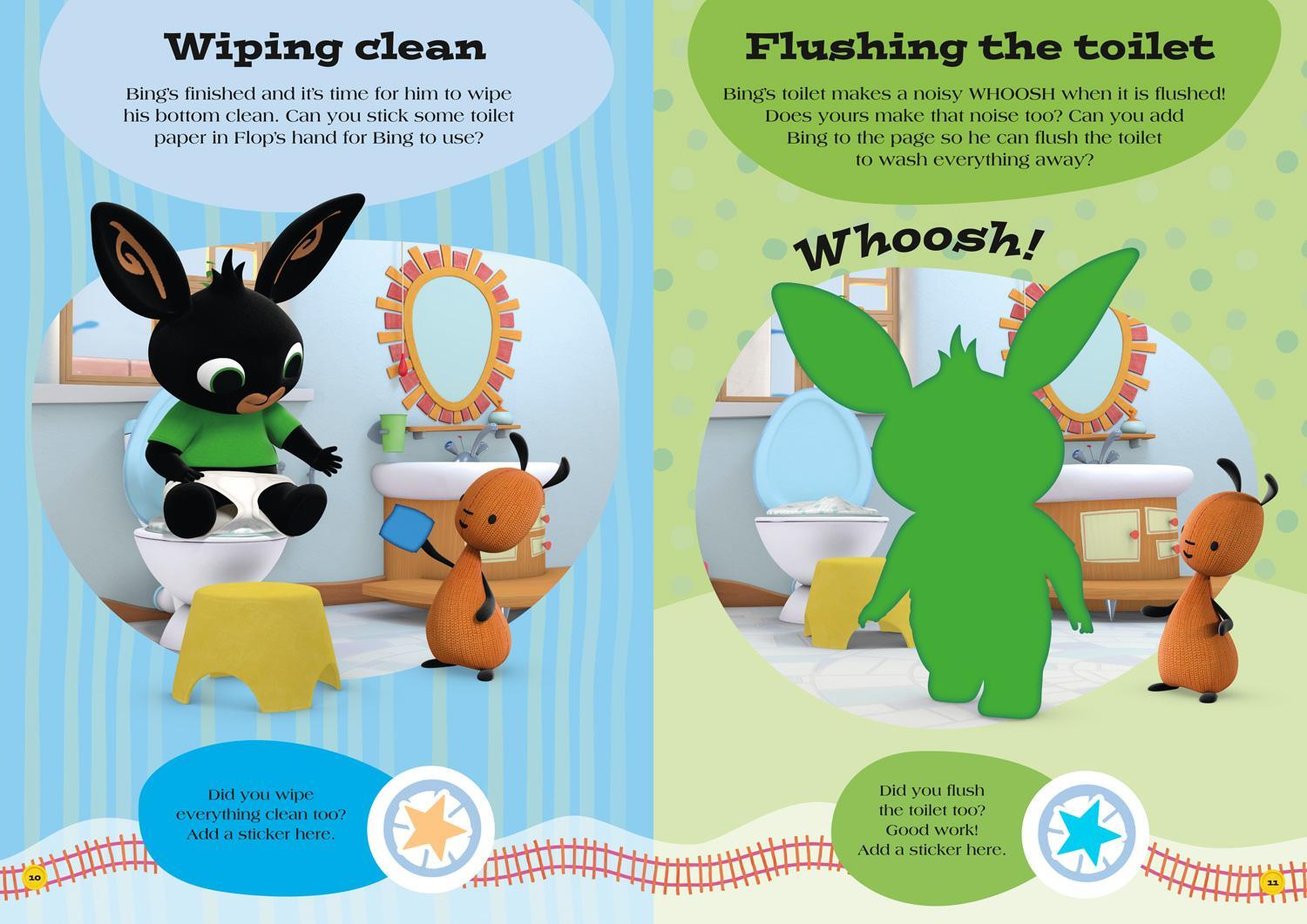 Bild: 9780008420567 | Bing: My Toilet Train Sticker Book | HarperCollins Children's Books