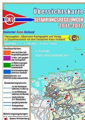 Cover: 9783929540307 | DKV Übersichtskarte Befahrungsregeln | (Land-)Karte | 2 S. | Deutsch