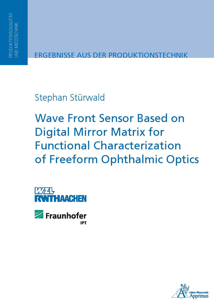 Cover: 9783863593223 | Wave Front Sensor Based on Digital Mirror Matrix for Functional...