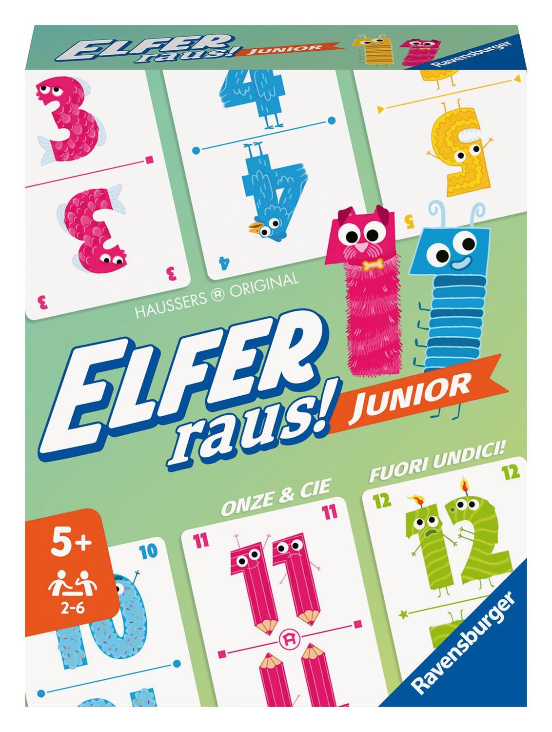 Cover: 4005556209477 | Ravensburger - 20947 Elfer Raus! Junior - Kartenspiel 2 - 6...