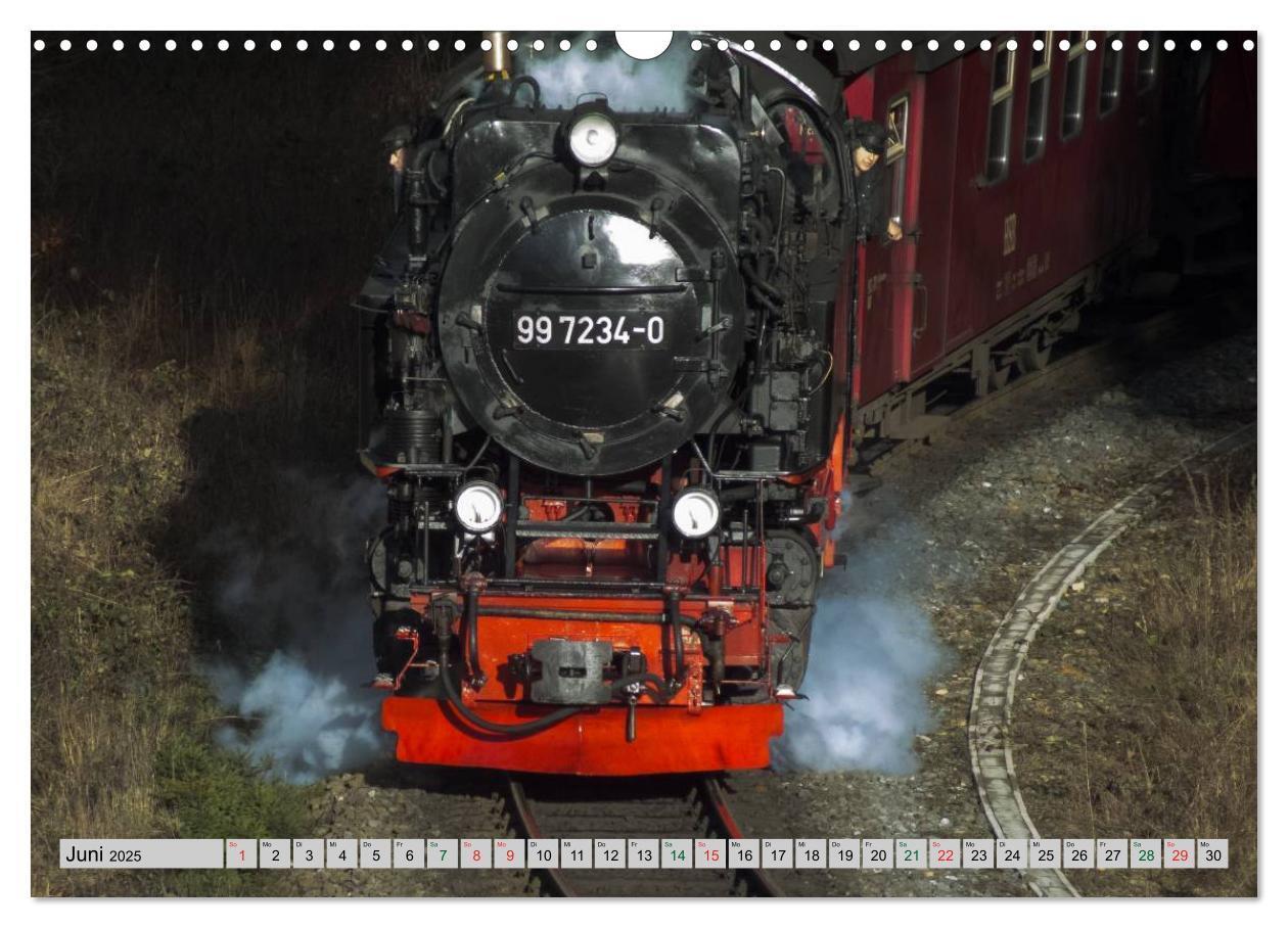 Bild: 9783435669578 | Unter Dampf durch den Harz (Wandkalender 2025 DIN A3 quer),...