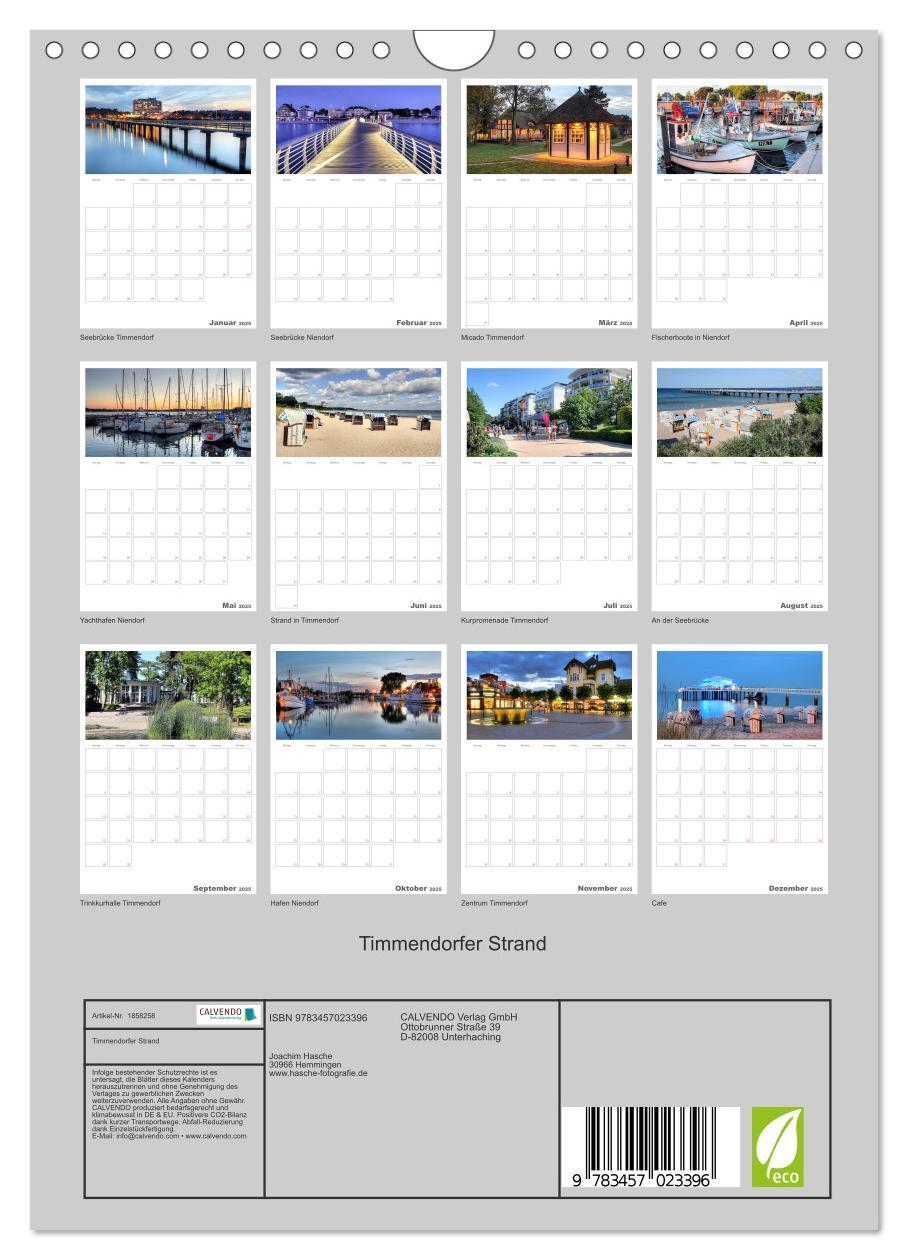 Bild: 9783457023396 | Timmendorfer Strand (Wandkalender 2025 DIN A4 hoch), CALVENDO...