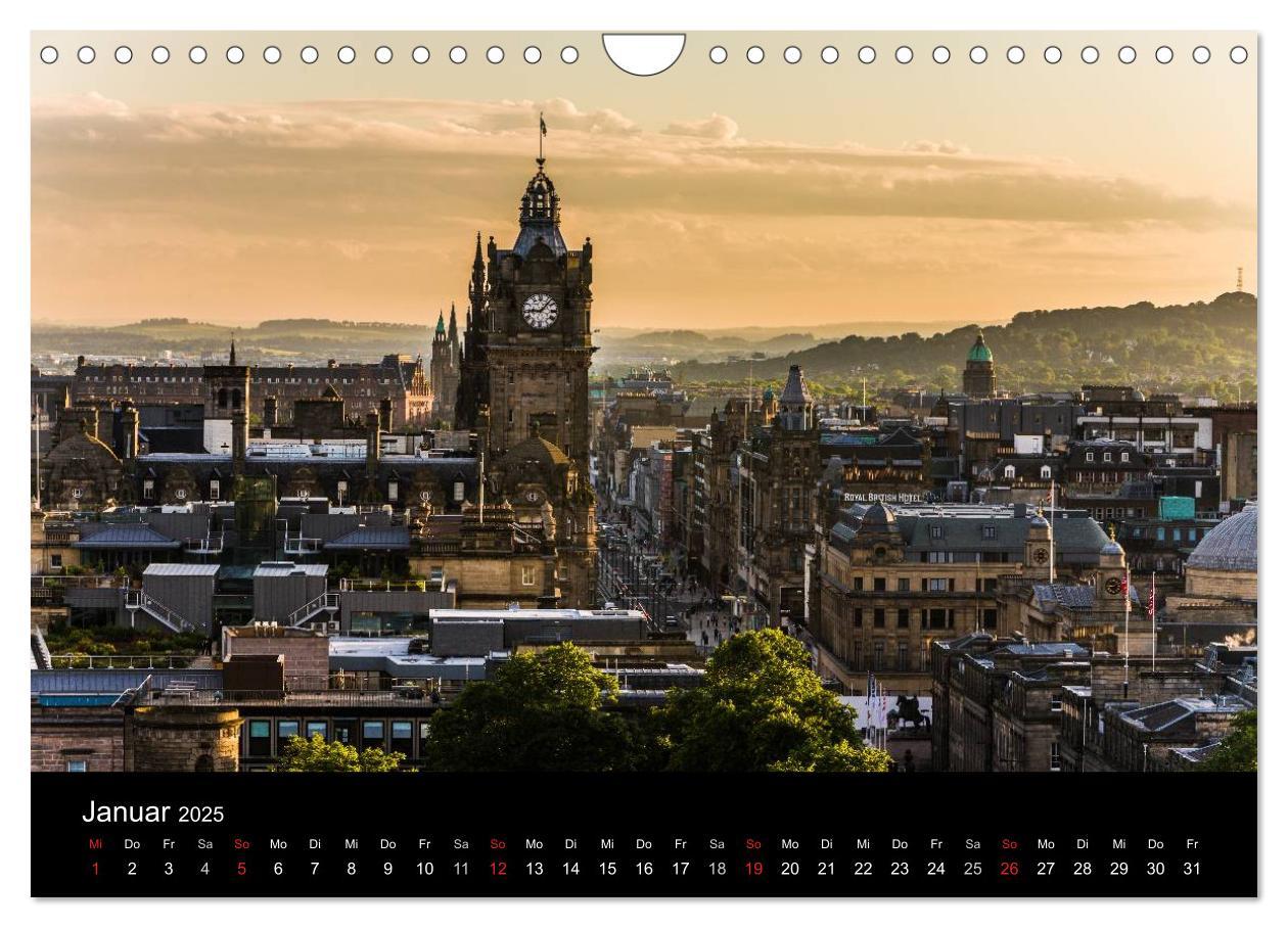 Bild: 9783435693283 | Faszination Edinburgh (Wandkalender 2025 DIN A4 quer), CALVENDO...