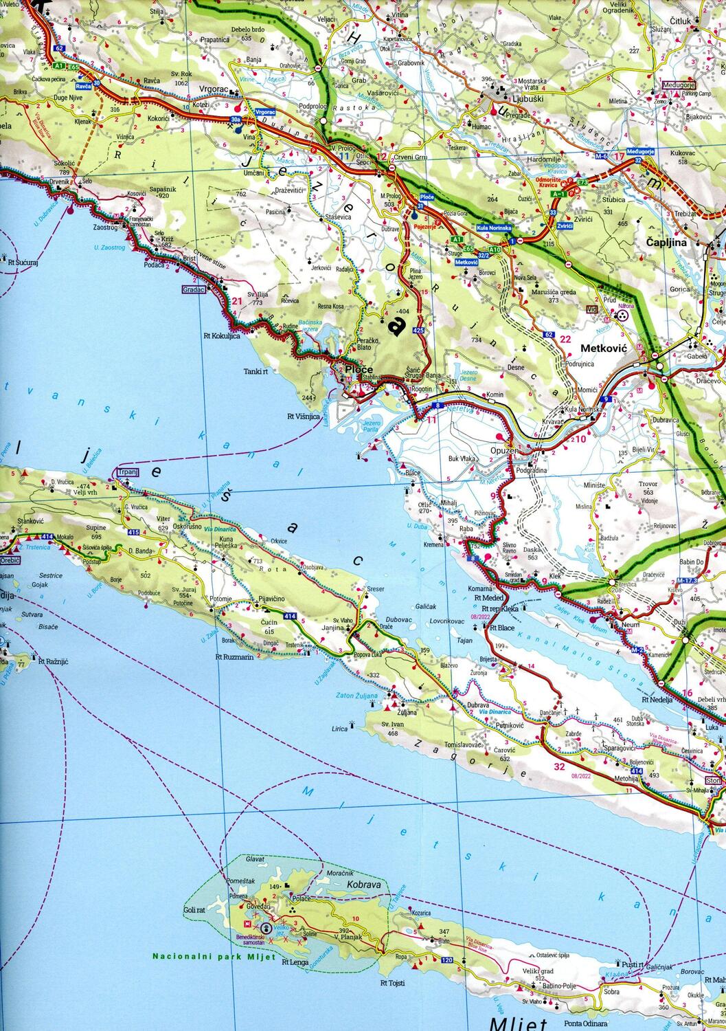 Bild: 9783707919783 | Kroatien, Straßenkarten-Set 1:200.000, freytag & berndt | (Land-)Karte