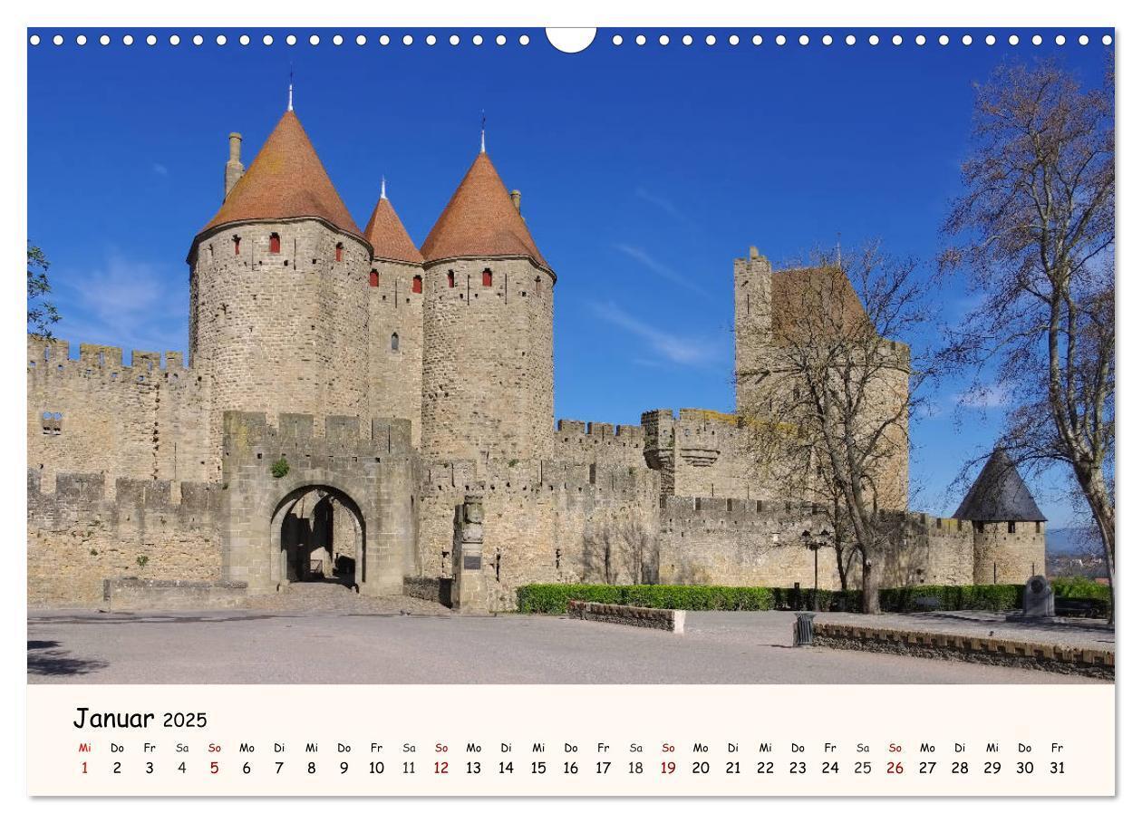 Bild: 9783435455676 | Cite von Carcassonne - Zeitreise ins Mittelalter (Wandkalender 2025...