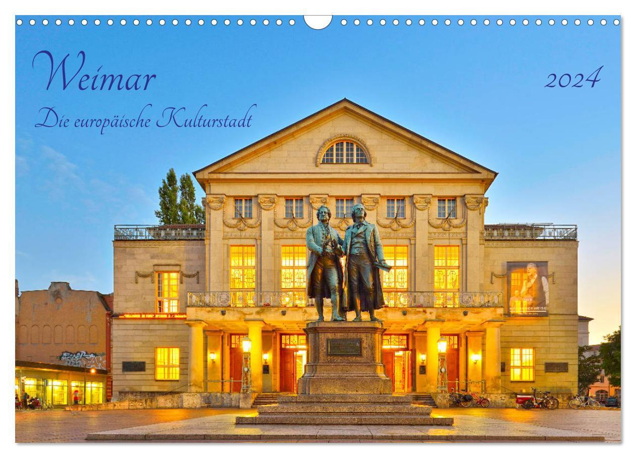 Cover: 9783675447905 | Weimar Die europäische Kulturstadt (Wandkalender 2024 DIN A3 quer),...