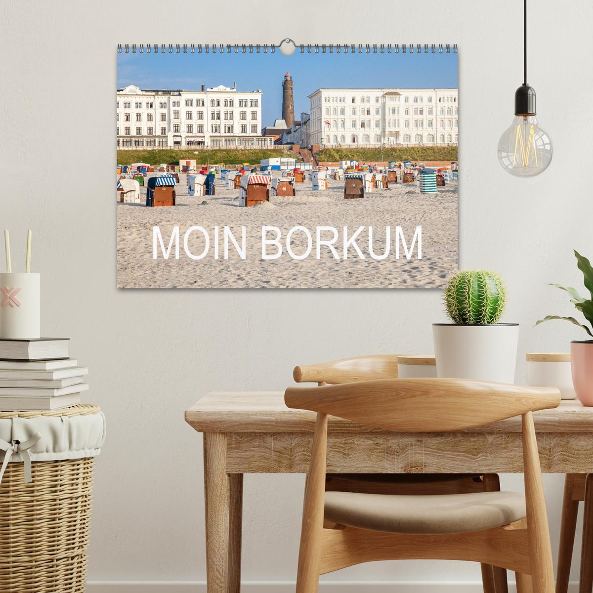 Bild: 9783435074228 | Moin Borkum (Wandkalender 2025 DIN A3 quer), CALVENDO Monatskalender