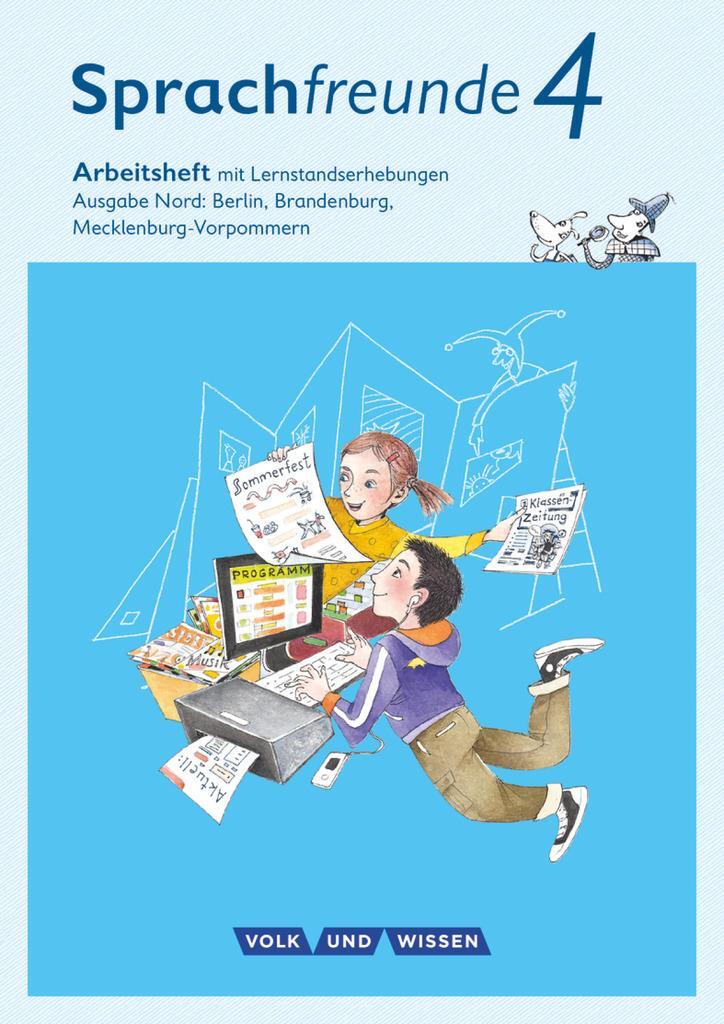 Cover: 9783060836482 | Sprachfreunde 4. Schuljahr - Ausgabe Nord (Berlin, Brandenburg,...