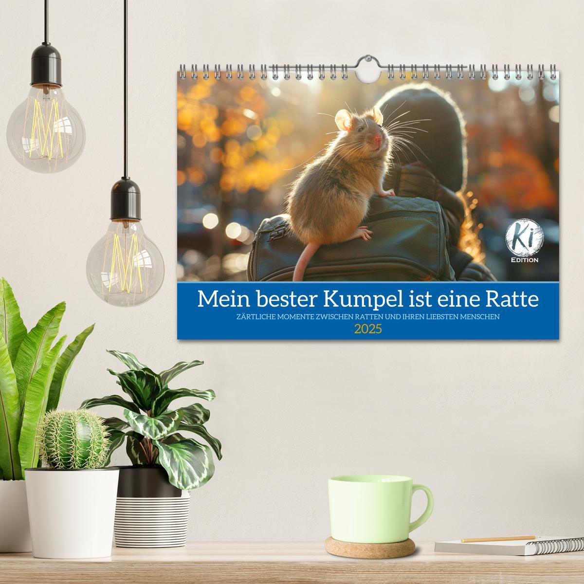 Bild: 9783383813832 | Mein bester Kumpel ist eine Ratte (Wandkalender 2025 DIN A4 quer),...