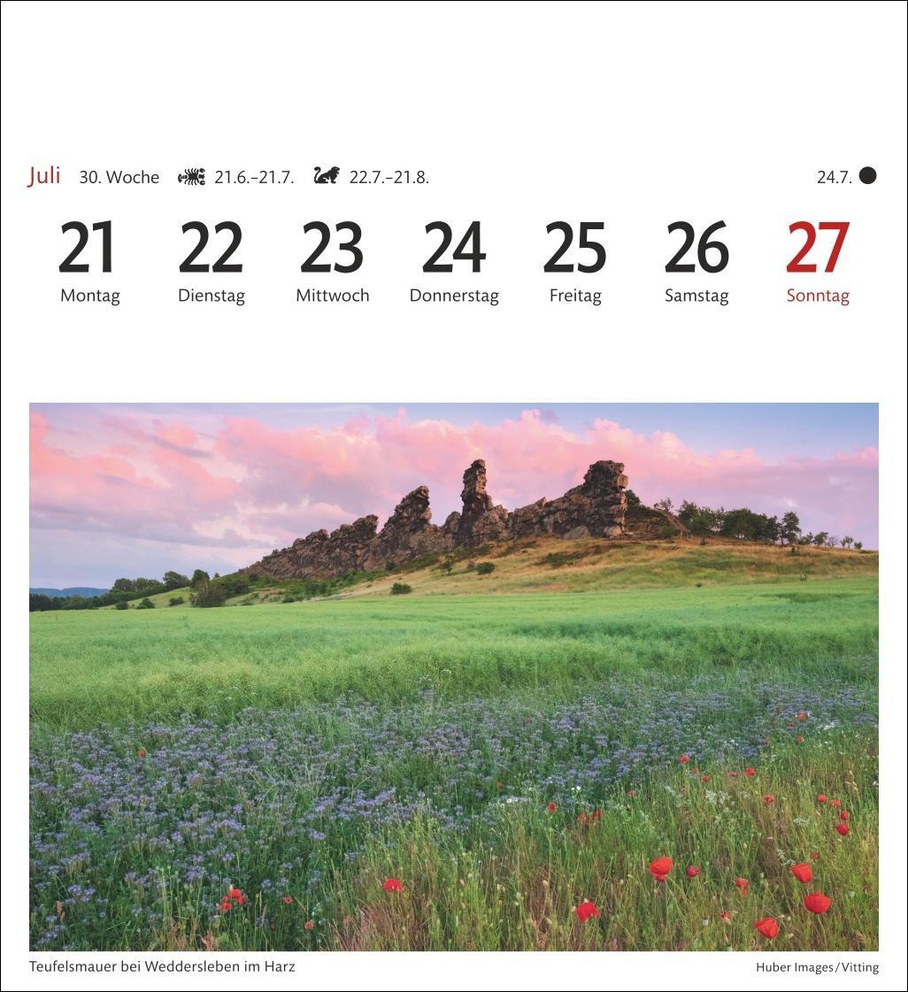 Bild: 9783840033346 | Deutschland Sehnsuchtskalender 2025 - Wochenkalender mit 53 Postkarten